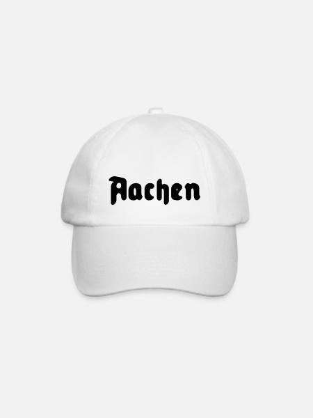 Aachen - Baseballkappe - Weiß/Weiß