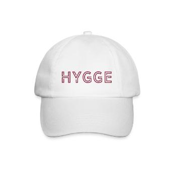 Hygge Scandinavian Lifestyle - Baseballkappe - Weiß/Weiß - Vorne
