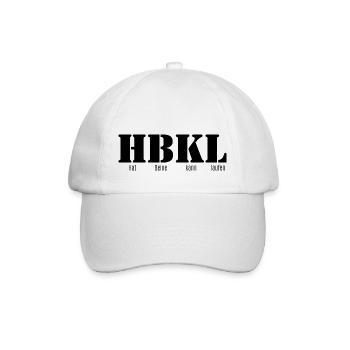 Hat Beine kann laufen - Baseballkappe - Weiß/Weiß - Vorne
