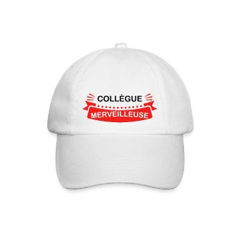 Wunderbare Kollegin - Baseballkappe - Weiß/Weiß - Vorne