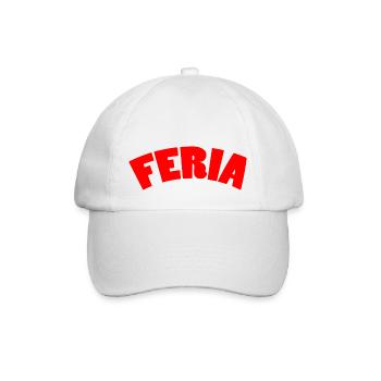 Feria-Logo - Baseballkappe - Weiß/Weiß - Vorne