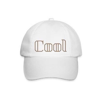Cool - Baseballkappe - Weiß/Weiß - Vorne