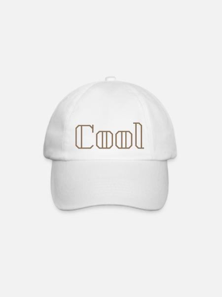 Cool - Baseballkappe - Weiß/Weiß