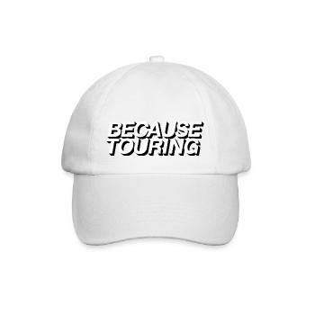 Because Touring 2 - Baseballkappe - Weiß/Weiß - Vorne