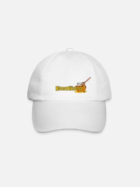 Bienenflüsterer // Illustration - Baseballkappe - Weiß/Weiß