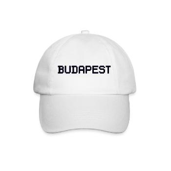 BUDAPEST Hungary Ungarn - Baseballkappe - Weiß/Weiß - Vorne