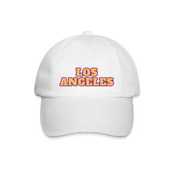 Los Angeles - Baseballkappe - Weiß/Weiß - Vorne