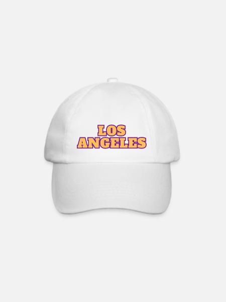 Los Angeles - Baseballkappe - Weiß/Weiß