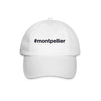 MONTPELLIER Hashtag - Baseballkappe - Weiß/Weiß - Vorne