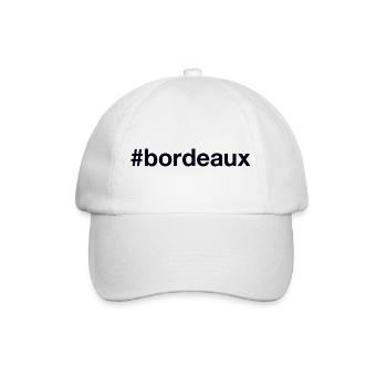 BORDEAUX Hashtag - Baseballkappe - Weiß/Weiß - Vorne