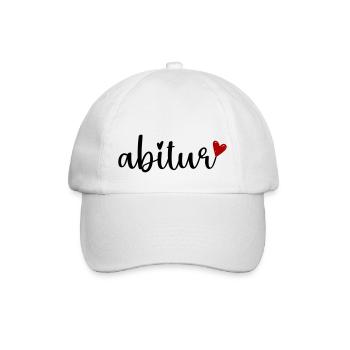 Abitur - Baseballkappe - Weiß/Weiß - Vorne