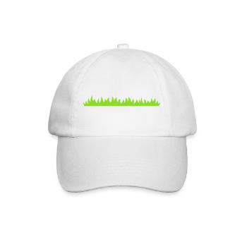 Gras oder Rasen - Baseballkappe - Weiß/Weiß - Vorne