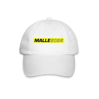 Malle 2026 - Baseballkappe - Weiß/Weiß - Vorne
