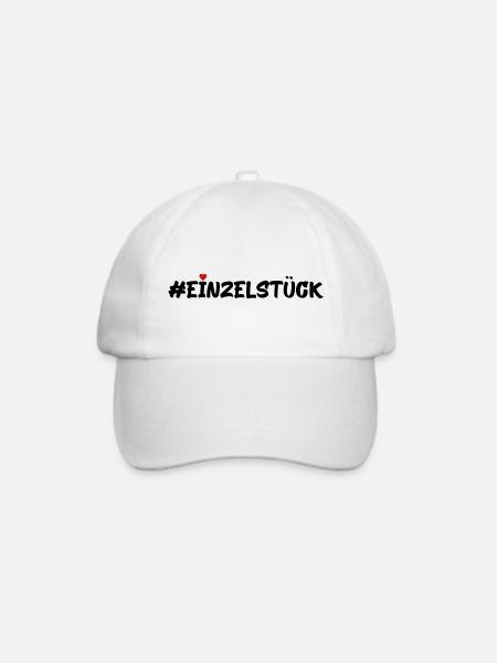 Einzelstück - Baseballkappe - Weiß/Weiß
