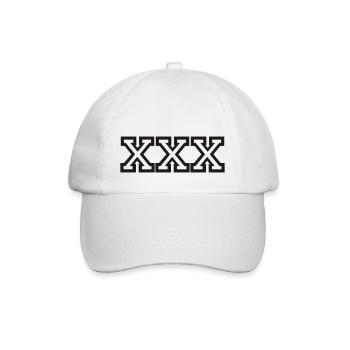 Straight Edge - Baseballkappe - Weiß/Weiß - Vorne