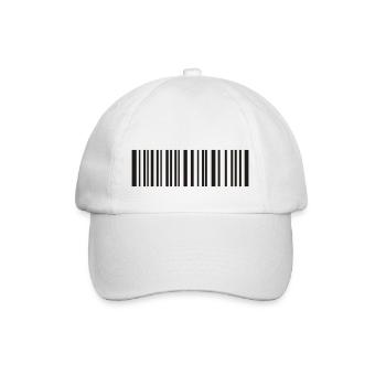 Barcode - Baseballkappe - Weiß/Weiß - Vorne