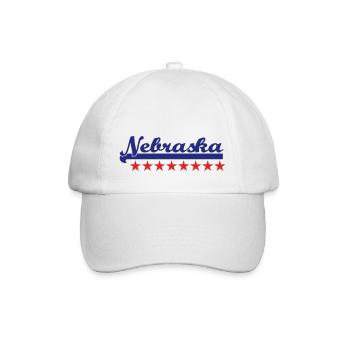 nebraska - Baseballkappe - Weiß/Weiß - Vorne