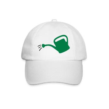 Giesskanne Klein, zweifarbig - Baseballkappe - Weiß/Weiß - Vorne