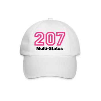 Error 207 Multi-Status - Baseballkappe - Weiß/Weiß - Vorne