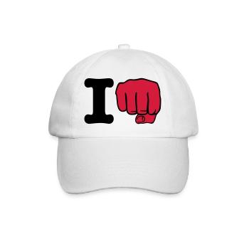 I Boxen - Baseballkappe - Weiß/Weiß - Vorne