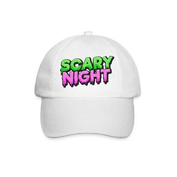 Scary Night - Baseballkappe - Weiß/Weiß - Vorne