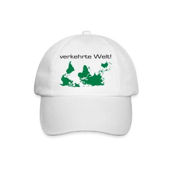 verkehrte welt - Baseballkappe - Weiß/Weiß - Vorne