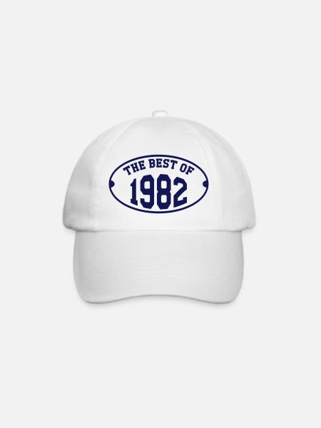 The Best of 1982 - Baseballkappe - Weiß/Weiß