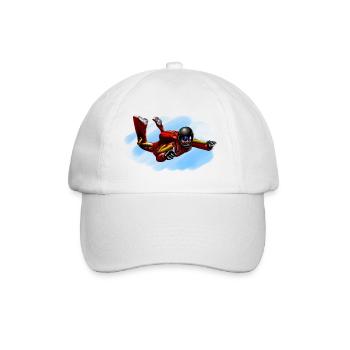 skydiver - Baseballkappe - Weiß/Weiß - Vorne