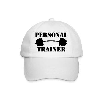 personal trainer - Baseballkappe - Weiß/Weiß - Vorne