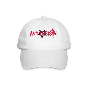 Antichrist Blood Petrangram - Baseballkappe - Weiß/Weiß - Vorne