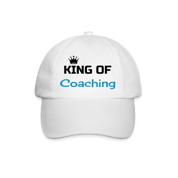 Coach / Coaching / Trainer / Sport - Baseballkappe - Weiß/Weiß - Vorne
