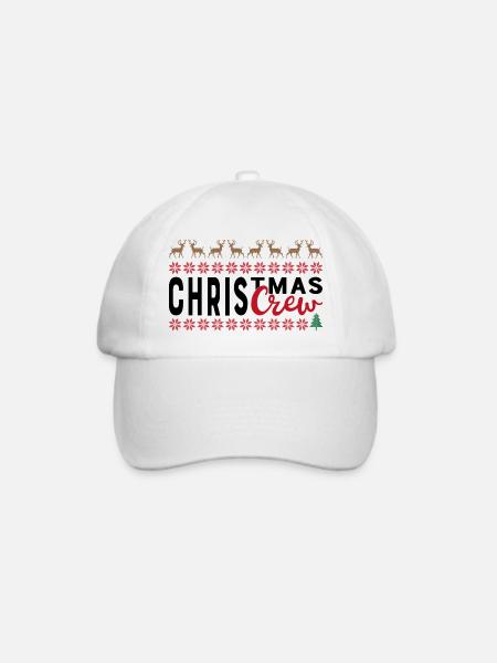 Weihnachten - Baseballkappe - Weiß/Weiß