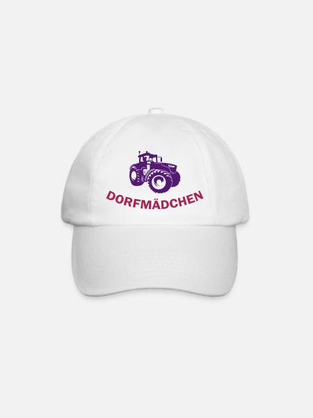 dorfmaedchen_2 - Baseballkappe - Weiß/Weiß
