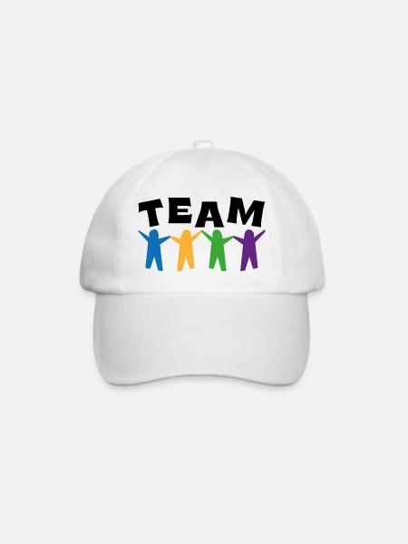 Team - Baseballkappe - Weiß/Weiß