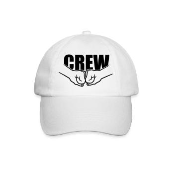 Faustschlag Crew Team - Baseballkappe - Weiß/Weiß - Vorne