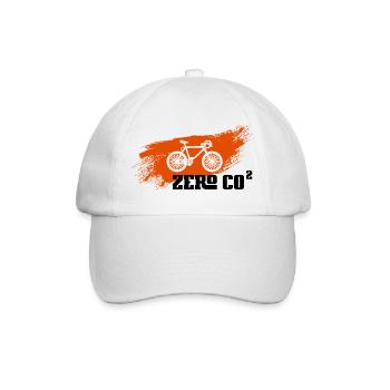 Zero CO2 - Baseballkappe - Weiß/Weiß - Vorne