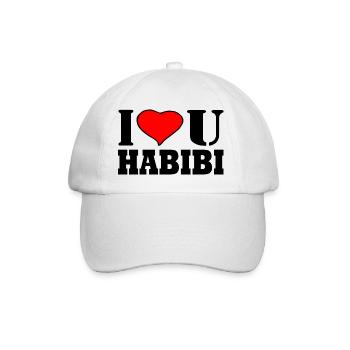 HABIBI - Baseballkappe - Weiß/Weiß - Vorne