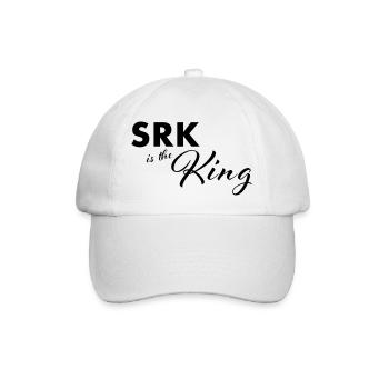 SRK is the King - Baseballkappe - Weiß/Weiß - Vorne