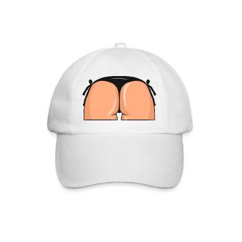 sexy bikini mädchen frau - Baseballkappe - Weiß/Weiß - Vorne