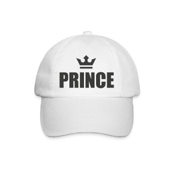 Prince - Baseballkappe - Weiß/Weiß - Vorne