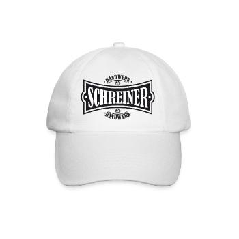 Schreiner Handwerk - Baseballkappe - Weiß/Weiß - Vorne