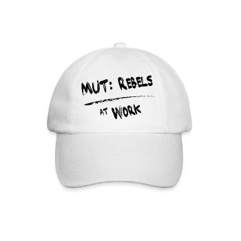 MUT Rebels schwarz - Baseballkappe - Weiß/Weiß - Vorne