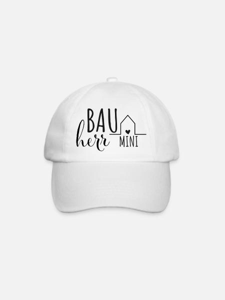 Bauherr Kind Häuslebauer Hausbesitzerin Hausbau - Baseballkappe - Weiß/Weiß