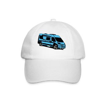 Kastenwagen Van 6m TK - Baseballkappe - Weiß/Weiß - Vorne