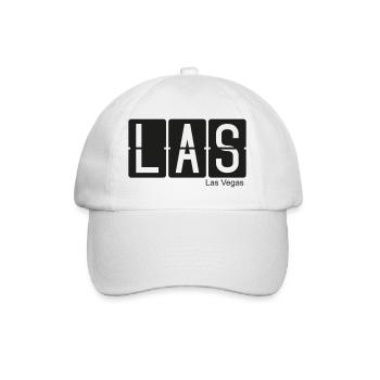 Las Vegas - Baseballkappe - Weiß/Weiß - Vorne