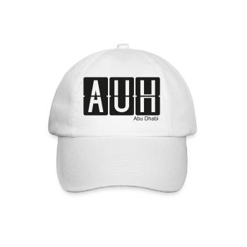 Abu Dhabi - Baseballkappe - Weiß/Weiß - Vorne