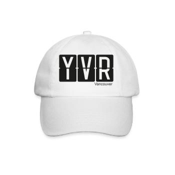 Vancouver - Baseballkappe - Weiß/Weiß - Vorne