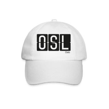 Oslo - Baseballkappe - Weiß/Weiß - Vorne