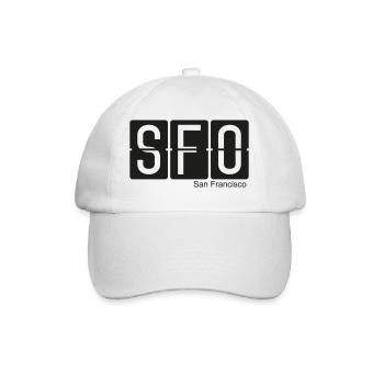 San Francisco - Baseballkappe - Weiß/Weiß - Vorne