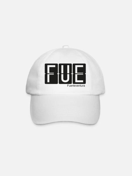 Fuerteventura - Baseballkappe - Weiß/Weiß